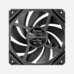 Antec Nova - Kit de 3 Ventilateurs 120mm PWM, 300-3200 RPM, 21.5-38.7 dBA, 95.32 CFM, FDB, Noir, Boîtier PC, Connecteur 4-Pin