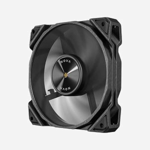 Antec Nova - Kit de 3 Ventilateurs 120mm PWM, 300-3200 RPM, 21.5-38.7 dBA, 95.32 CFM, FDB, Noir, Boîtier PC, Connecteur 4-Pin - Miniature 4