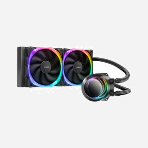 Antec VORTEX 240 ARGB Refroidisseur Liquide All-in-One pour Processeur, Compatible LGA 115x/1200/1700/2011/AM4, Radiateur Aluminium 277x120x27mm, 2x Ventilateurs 120mm ARGB 600-2000RPM, PWM, 57.93CFM, Noir