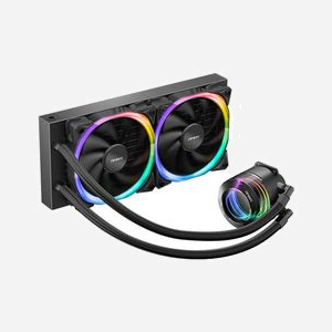 Antec VORTEX 240 ARGB Refroidisseur Liquide All-in-One pour Processeur, Compatible LGA 115x/1200/1700/2011/AM4, Radiateur Aluminium 277x120x27mm, 2x Ventilateurs 120mm ARGB 600-2000RPM, PWM, 57.93CFM, Noir - Miniature 3