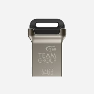 Team Group C162 64GB - Clé USB 3.2 Gen 1 Type-A - 64 Go - Lecture 85 Mo/s, Ecriture 20 Mo/s - Compatible Windows/macOS/Linux - Noir - Miniature 1