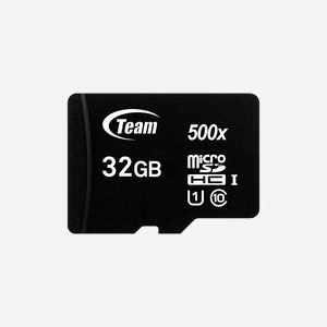 Carte mémoire Team Group MicroSDHC 32 Go UHS-I Classe 10, lecture 80 Mo/s, écriture 15 Mo/s, température opération 0-70°C, 11x15x1 mm. - Miniature 1