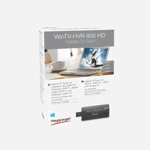 Hauppauge WinTV-HVR-935HD Tuner TV USB 2.0 Analogique DVB-C DVB-T DVB-T2, H.264, Télécommande, Windows 7/8/8.1/10, Enregistrement vidéo & Timeshift - Miniature 2