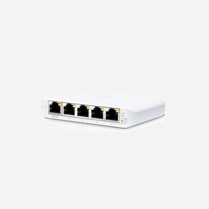 Ubiquiti UniFi Switch Flex Mini USW-FLEX-MINI-5 (Pack de 5) Commutateur Géré 5 Ports Gigabit Ethernet PoE 10Gbps -5 à 45°C Blanc
