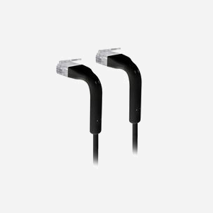 Ubiquiti U-CABLE-PATCH-RJ45-BK-50 : Câble réseau Cat6 Noir, longueur 0.1m, connecteurs RJ-45 mâle/mâle, diamètre extérieur 3mm, lot de 50.