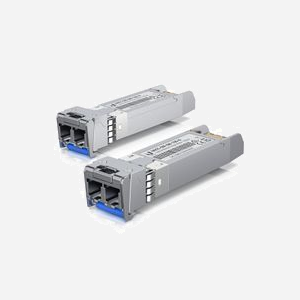 Ubiquiti UACC-OM-SM-10G-D-20 : Module SFP+ Fibre Optique 10Gbps, connecteur LC, monomode (SMF), portée 10km, Tx/Rx 1310nm, lot de 20. - Miniature 1