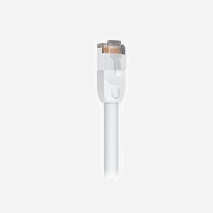 Ubiquiti UACC-CABLE-PATCH-OUTDOOR-8M-W : Câble réseau Cat5e S/UTP (STP) 8m RJ-45 Blanc, gainé cuivre AWG24, TPE, -40°C à 80°C, certifié TIA/EIA-568-B.2 - Miniature 1