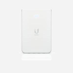 Ubiquiti UniFi 6 In-Wall (U6-IW) Point d'accès WiFi 6 4800 Mbit/s Dual-Band 5 ports Gigabit Ethernet PoE, MU-MIMO, WPA3, Antennes internes 5.9dBi