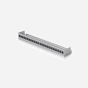 Ubiquiti UACC-Rack-Panel-Patch-Blank-24 : Plateau 1U Gris (PC+SPCC) 442.4mm x 63.5mm x 43.7mm, Patch Panel Blank, Montage Rack 19", 650g - Miniature 1
