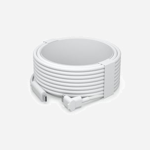 Ubiquiti UACC-G4-INS-CABLE-USB-4.5M : Câble USB-C vers USB-C 4.5m, AWG 24/30, TPE, Cuivre, Blanc, Connecteur courbé, Blindé, Certification CE/FCC/IC - Miniature 3