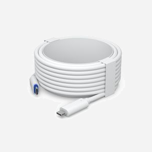 Câble Ubiquiti UACC-G4-DBP-CABLE-USB-7M USB-C vers USB-C 7m, AWG 19/30, Cuivre, TPE Blanc, Blindé, Température -20°C à 60°C, Certifié CE/FCC/IC - Miniature 3