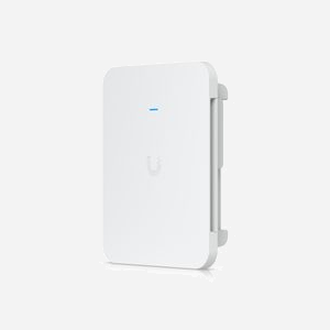 Ubiquiti UACC-U7-Pro-Wall-FM : Montage mural pour point d'accès WLAN U7-Pro-Wall, Polycarbonate blanc, Dimensions 142x49x190mm, Usage intérieur, 213g.