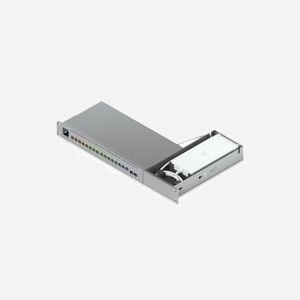 Ubiquiti UACC-Pro-Max-16-RM Kit de Montage Rack 1U Noir/Argent (PC/Acier) - Dimensions 115.1x280.9x42.8mm - Compatibilité USW-Pro-Max-16 & PoE (180W) - Miniature 5