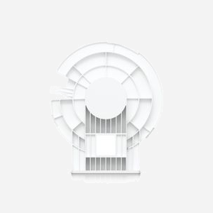 Ubiquiti UACC-AP-AM : Support de point d'accès WLAN, compatible U7-Pro, U6-Pro, UAP-AC-PRO, blanc, dimensions 175.1x200.5x31.2 mm, 160g - Miniature 2