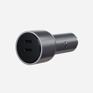 Satechi ST-U2C40CCM Chargeur Auto Allume-cigare 2 Ports USB-C Power Delivery 20W Noir Compatibilité Universelle, Diamètre 3.04cm, Poids 76g - Miniature 2
