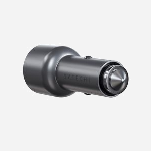 Satechi ST-U2C40CCM Chargeur Auto Allume-cigare 2 Ports USB-C Power Delivery 20W Noir Compatibilité Universelle, Diamètre 3.04cm, Poids 76g - Miniature 3