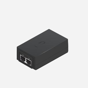Ubiquiti POE-24-AF5X Injecteur PoE Gigabit Ethernet 24V, 1A, 90-260V, 47-63Hz, Noir, 88x57x33mm, Température de fonctionnement 0-40°C
