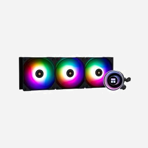 Thermalright Frozen Notte 360 ARGB V2 Refroidisseur liquide AIO pour CPU (Sockets Intel/AMD), 3x120mm, 72.37CFM, 27.7dB, Noir - Miniature 1