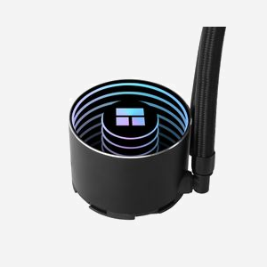 Thermalright Frozen Notte 360 ARGB V2 Refroidisseur liquide AIO pour CPU (Sockets Intel/AMD), 3x120mm, 72.37CFM, 27.7dB, Noir - Miniature 3