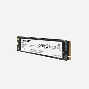 Patriot Memory P300 1 To SSD M.2 PCIe 3.0 NVMe 1.3 - Lecture 2.1 Go/s, Écriture 1.65 Go/s - 290k/260k IOPS - TBW 320 - P300P1TBM28 - Miniature 2