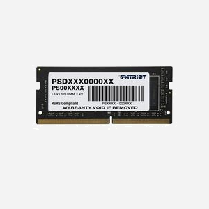Patriot Memory Signature 8GB DDR4 3200MHz SO-DIMM 260-pin CL22 1.2V Unbuffered (1x8GB) pour ordinateur portable - PSD48G320081S