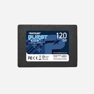 Patriot Memory Burst Elite 120 Go SSD 2.5" SATA III 6Gbit/s, Lecture 450 Mo/s, Écriture 320 Mo/s, IOPS 40K Lecture/Écriture, PC/Laptop