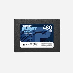 Patriot Memory Burst Elite 480 Go SSD 2.5" SATA III 6 Gbit/s Lecture 450 Mo/s Écriture 320 Mo/s 40K IOPS Lecture/Écriture Aléatoire