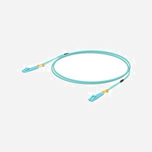Ubiquiti UniFi ODN Câble Fibre Optique OM3 LC/LC 1m Aqua - Interface 10 Gigabit Ethernet - Longueurs d'ondes 850/1310nm - UOC-1 - Miniature 1