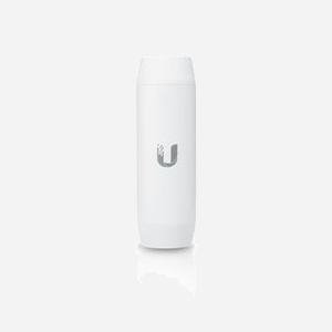 Ubiquiti INS-3AF-USB Adaptateur PoE vers USB 2.0 Blanc, Tension d'entrée 48V, Sortie 5V/2A, Dimensions 35x117.5x35mm, 68g.