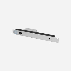 Ubiquiti CKG2-RM Façade Rack 19" pour CloudKey G2/G2 Plus, 1x RJ-45, 481.5x47x43.7mm, Noir/Argent, 600g
