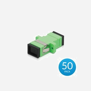 Ubiquiti UF-ADAPTER-APC-50 : Connecteurs fibre optique SC/APC, lot de 50 pièces, couleur noir et vert, référence UF-ADAPTER-APC-50 - Miniature 1