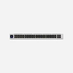 Ubiquiti UniFi USW-PRO-48-POE Commutateur Géré L2/L3 48x Gigabit Ethernet PoE+ 4x SFP+ 176 Gbit/s 1U Rackable - Miniature 1