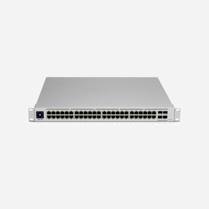 Ubiquiti UniFi USW-PRO-48-POE Commutateur Géré L2/L3 48x Gigabit Ethernet PoE+ 4x SFP+ 176 Gbit/s 1U Rackable - Miniature 5