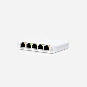 Ubiquiti UniFi USW-Flex-Mini - Switch Géré L2 Gigabit Ethernet 5 ports RJ45 10/100/1000, PoE, 10 Gbit/s, IEEE 802.3af/at, Blanc - Miniature 1
