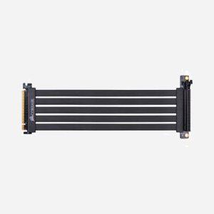 Corsair CC-8900419 Rallonge PCI-E x16 (Gen 3.0) 0.3m - Connecteur mâle droit vers connecteur femelle haut - Noir - Pour carte vidéo - 54g