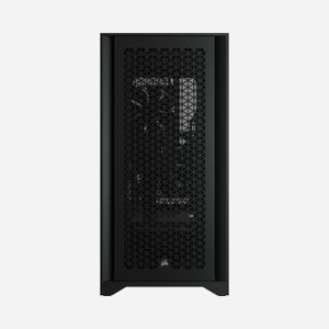 Corsair 4000D Airflow Midi Tower Noir - Boîtier PC ATX/EATX/micro ATX/Mini-ITX, 2x3.5", 2x2.5", 2x120mm, USB 3.2 Gen 1/Gen 2, Acier/Plastique/Verre Trempé - Miniature 2