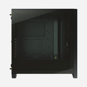 Corsair 4000D Airflow Midi Tower Noir - Boîtier PC ATX/EATX/micro ATX/Mini-ITX, 2x3.5", 2x2.5", 2x120mm, USB 3.2 Gen 1/Gen 2, Acier/Plastique/Verre Trempé - Miniature 3