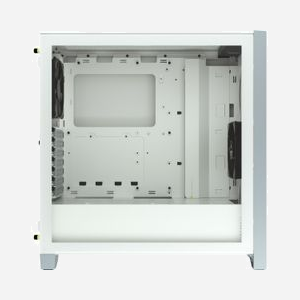 Corsair 4000D Airflow Midi Tower Blanc (CC-9011201-WW) ATX, Micro-ATX, Mini-ITX, 2x3.5", 2x2.5", 2x120mm, USB 3.2 Gen 1/Gen 2, Acier/Verre trempé - Miniature 3