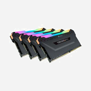 Corsair Vengeance RGB Pro 64Go (4x16Go) DDR4 3200MHz CL16 288-pin DIMM XMP 2.0 Compatible Intel 300/X299 AMD X570/TRX40 - Miniature 3