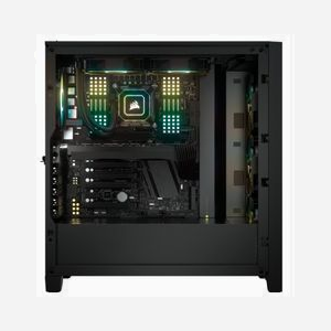 Corsair iCUE 4000X RGB, Boîtier PC Midi Tower Noir, ATX/EATX/microATX/Mini-ITX, 2x 3.5", 2x 2.5", 3x 120mm avant, USB 3.2 Gen 1/Gen 2 Type-A/Type-C - Miniature 5