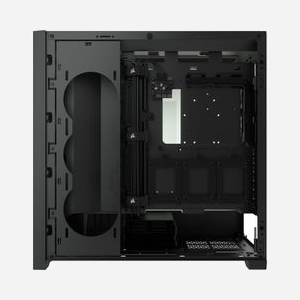 Corsair 5000D AIRFLOW - Boîtier PC Midi Tower Noir, ATX/EATX/microATX/Mini-ITX, 2x3.5", 4x2.5", 2x120mm, USB 3.2 Gen1/Gen2, Acier/Verre Trempé, 245x520x520mm - Miniature 5