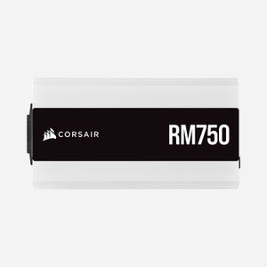 Corsair CP-9020231-EU : Alimentation 750W ATX modulaire, certification 80 PLUS Gold, ventilateur 14cm, câbles UC/PATA/PCIe/SATA, blanc - Miniature 3