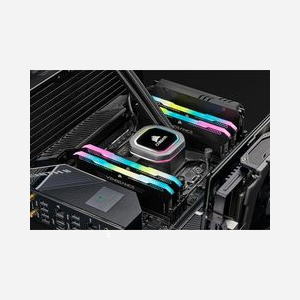 Corsair Vengeance RGB Pro 16GB (2x8GB) DDR4 3200MHz CL16 DIMM 288-Pin, radiateur aluminium, rétroéclairage RGB, XMP 2.0, Noir, CMH16GX4M2E3200C16 - Miniature 2