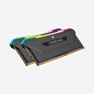 Corsair Vengeance RGB Pro 32Go (2x16Go) DDR4 3200MHz CL16 DIMM 288-pin, radiateur intégré, compatible Intel XMP 2.0, tension 1.35V