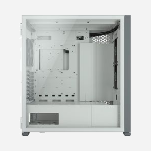 Corsair 7000D AIRFLOW Full Tower Blanc (CC-9011219-WW) : Boîtier PC ATX/micro ATX/Mini-ITX, 6x3.5", 4x2.5", 11 slots, 2x140mm avant, 1x140mm arrière, Radiateurs 480/420/140mm - Miniature 3
