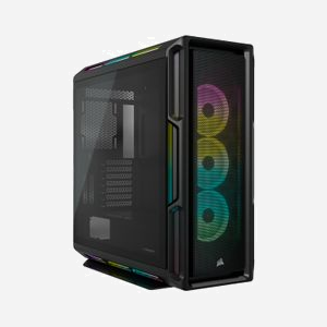 Corsair CC-9011230-WW Boîtier PC Midi Tower Noir, ATX, 2x3.5", 4x2.5", 9 slots, USB 3.2 Gen 1/2, Ventilateurs 3x120mm avant, Radiateurs 360mm, Fenêtre Verre Trempé - Miniature 2