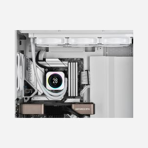 Corsair AF120 ELITE - Ventilateur 120mm Blanc, 400-1850 RPM, 59.1 CFM, 1.93 mmH2O, Palier FDB, 120x120x25mm, Boîtier PC - CO-9050142-WW - Miniature 2