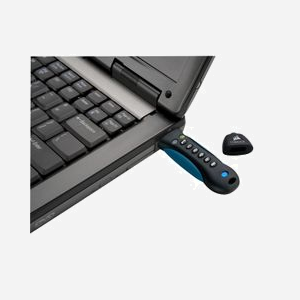 Corsair Padlock CMFPLA3B-256GB Clé USB 256Go USB Type-A 3.2 Gen 1, AES & FIPS 197, Clavier PIN intégré, Résistance Chocs & Eau - Miniature 4