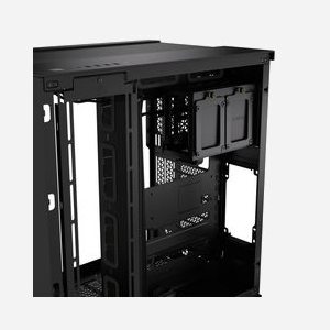 Corsair 6500D AIRFLOW Midi Tower Noir (CC-9011259-WW) ATX, 3x3.5", 3x2.5", 11 slots, façade mesh, radiateurs 360mm, USB 3.2 Gen 1/Gen 2, 328x481x496mm - Miniature 4