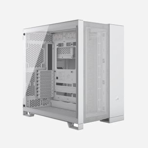 Corsair 6500D AIRFLOW Blanc - Boîtier PC Midi Tower ATX - 3x3.5" & 3x2.5" - Radiateur avant 360mm max - USB 3.2 Gen1/Gen2 - CC-9011260-WW - Miniature 2